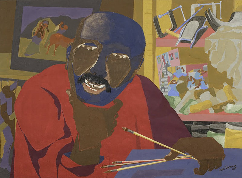 Jacob Lawrence Painting