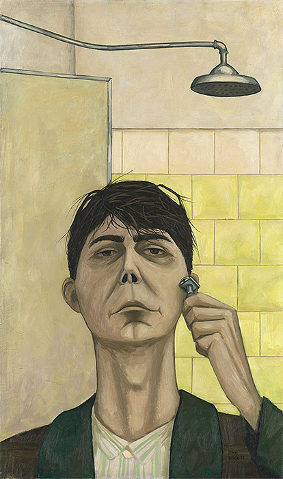 John Brack Self Portrait Shaving