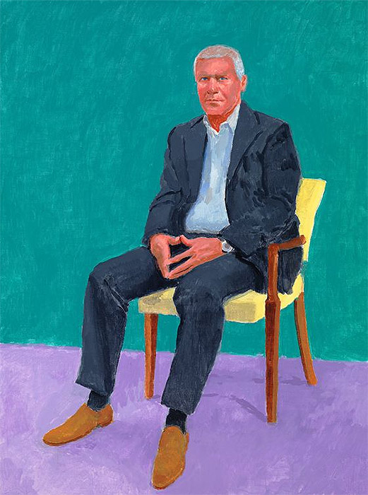 David Hockney Portrait of Gagosian