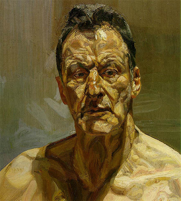 Lucian Freud Portrait Painting