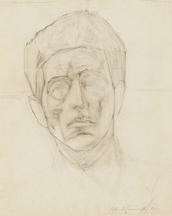 Alberto Giacometti Self Portrait