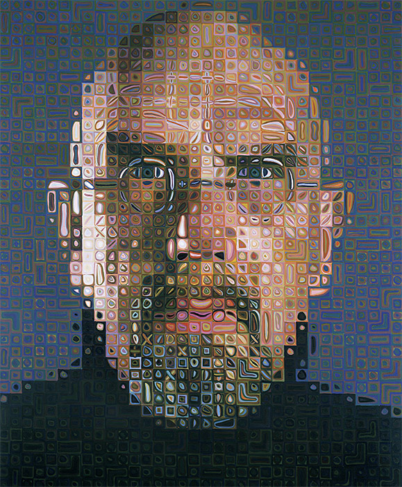 Chuck Close Self Portrait