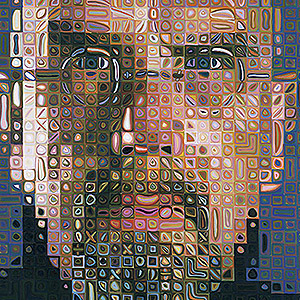 Chuck Close Self Portrait