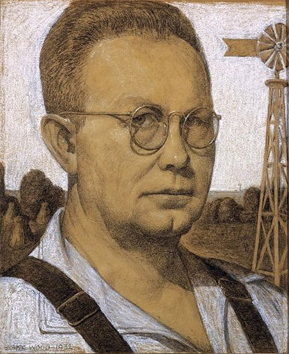 Grant Wood Self Portrait