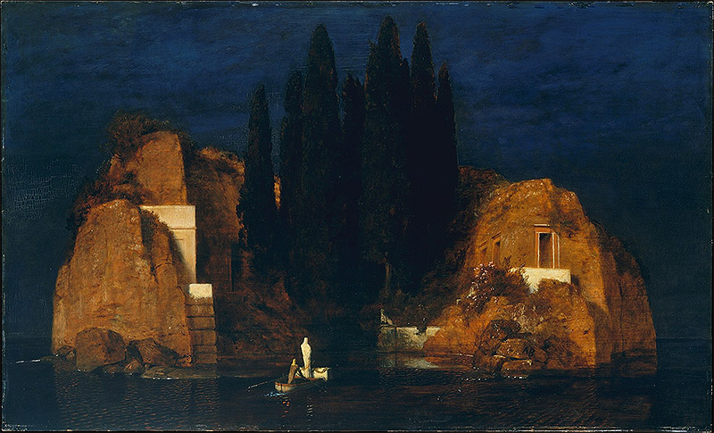 Die Toteninsel Painting