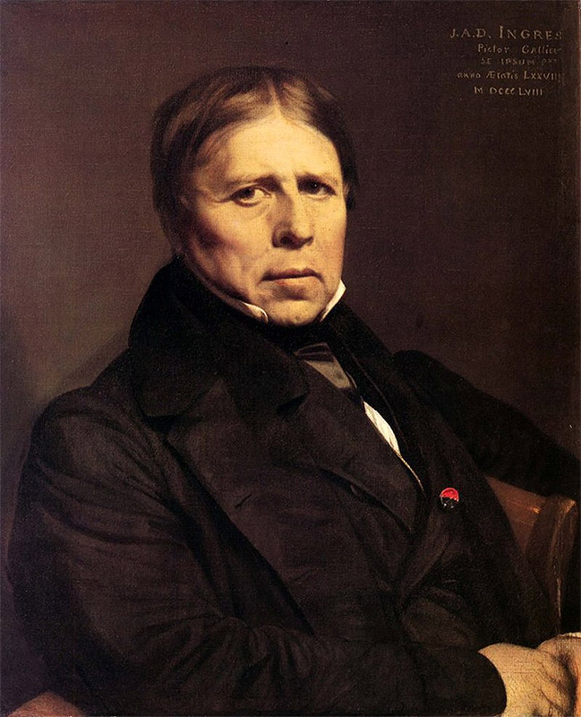 Jean Auguste Dominique Ingres Self Portrait