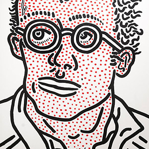 Keith Haring Self Portrait