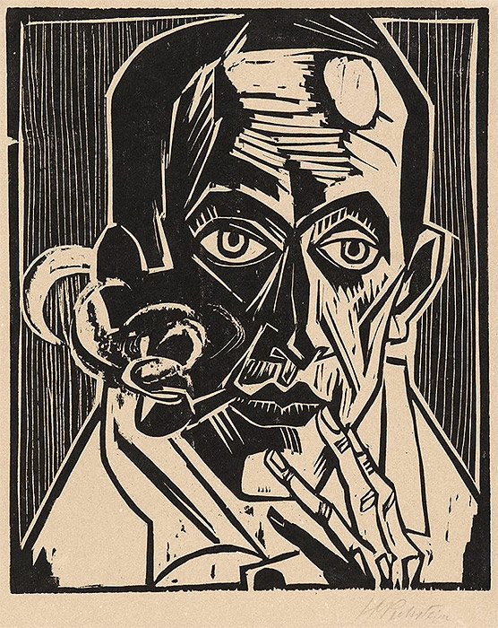 Max Pechstein Self Portrait