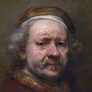 Rembrandt Self Portrait Painting
