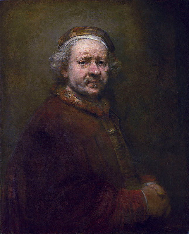 Rembrandt Self Portrait Painting