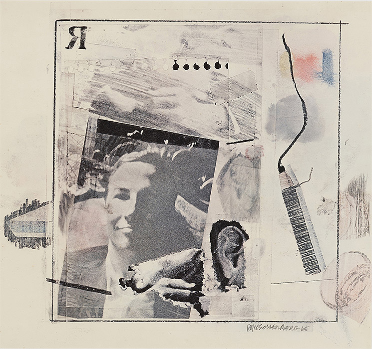 Robert Rauschenberg Self Portrait Print