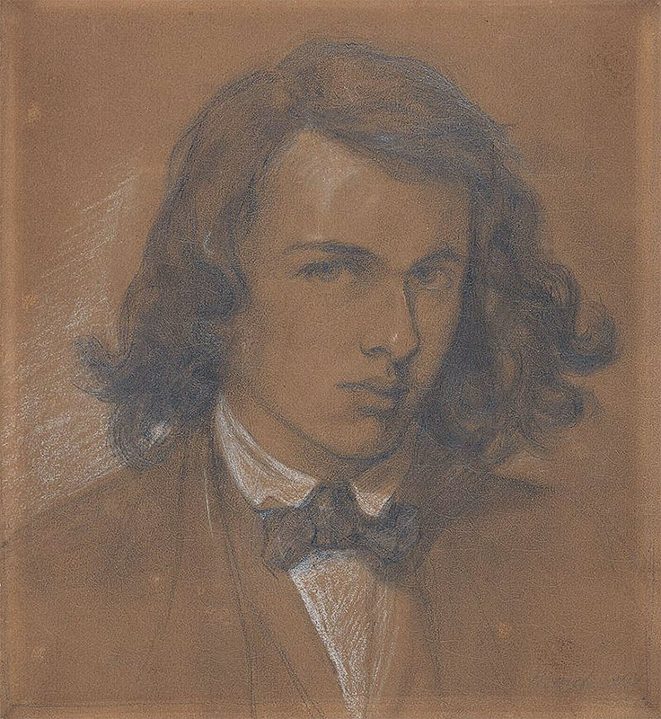 Dante Gabriel Rossetti Self Portrait