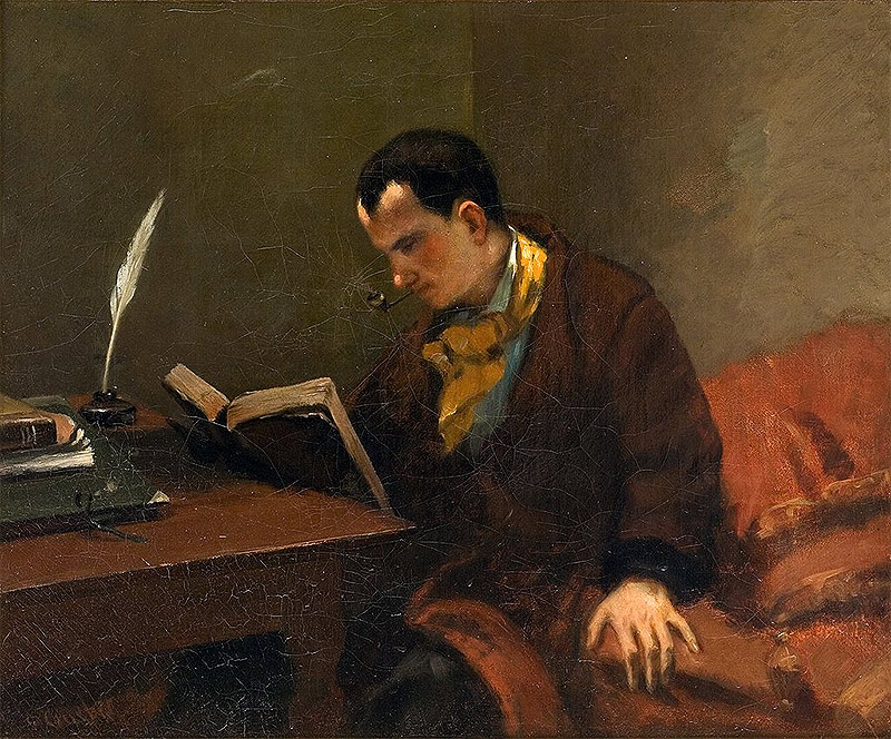 Charles Baudelaire Portrait Painting