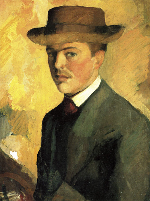 August Macke Self Portrait