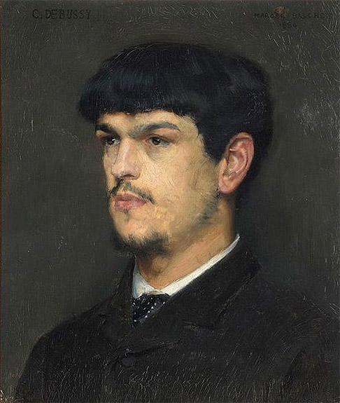 Claude Debussy Portrait Painting