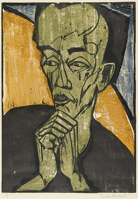 Erich Heckel Self Portrait