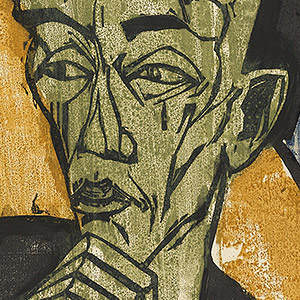 Erich Heckel Self Portrait